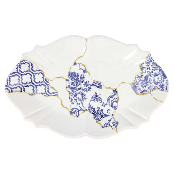 An image of Vietri Storia Baroque Oval Platter