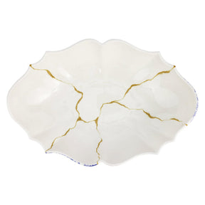 Vietri Storia Scalloped Large Oval Centerpiece