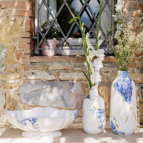 Vietri Storia Scalloped Large Oval Centerpiece
