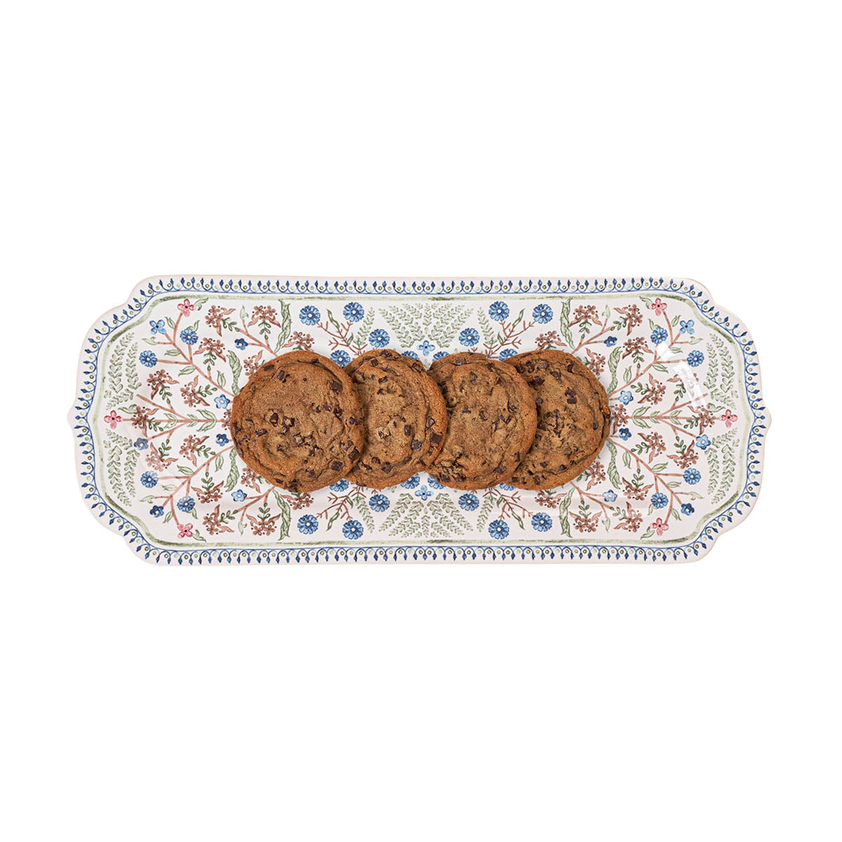 An image of Juliska Villa Seville 15" Hostess Tray - Chambray