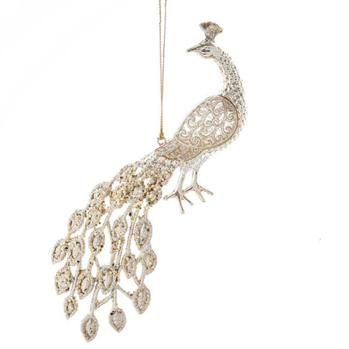 Kurt Adler Peacock Ornament