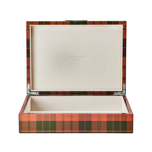 An image of Addison Ross Tartan Decorative Box
