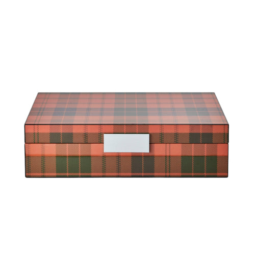 An image of Addison Ross Tartan Decorative Box