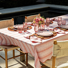 Juliska Cabana Stripe Tablecloth