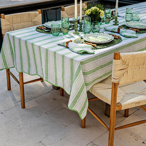 Juliska Cabana Stripe Tablecloth