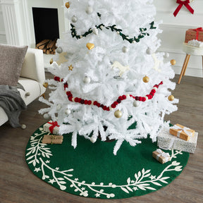 Arcadia Home Branches and Stars Christmas Tree Skirt