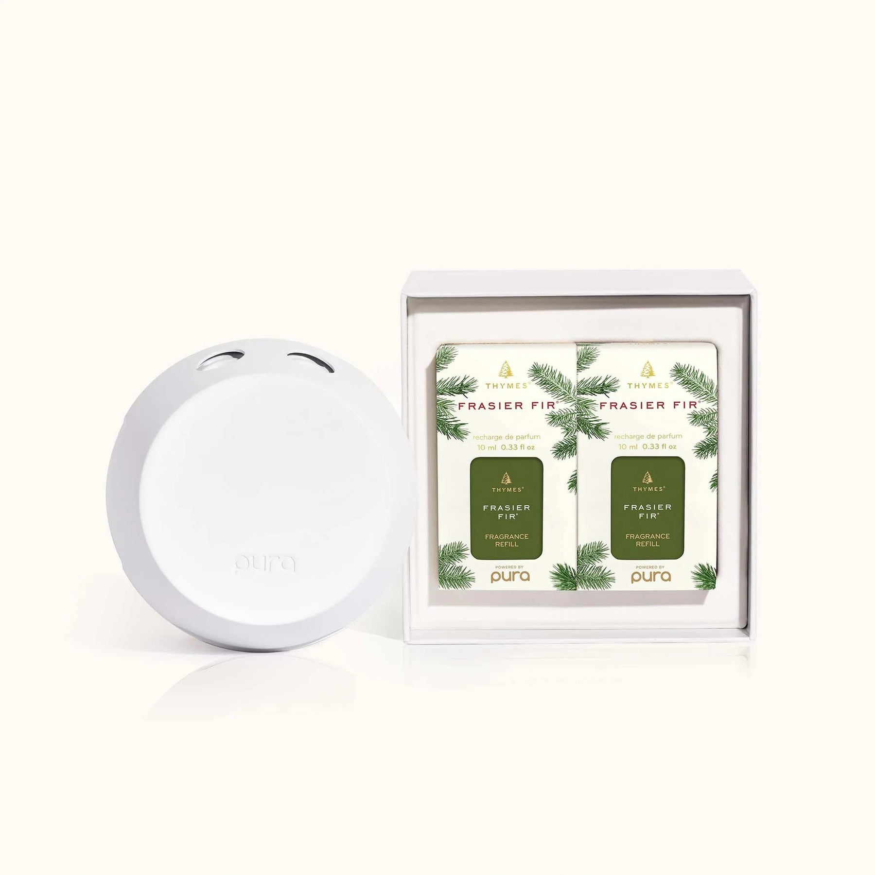 An image of Thymes Frasier Fir Pura V4 Diffuser Kit