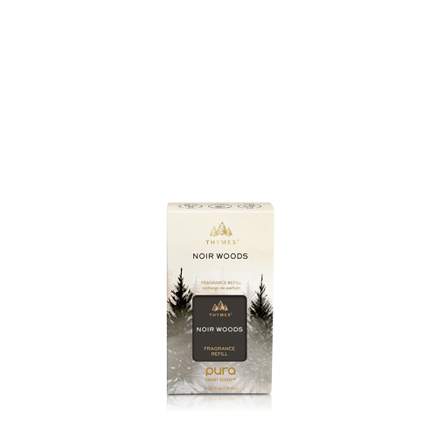 An image of Thymes Noir Woods Pura Diffuser Refill .33 fl oz