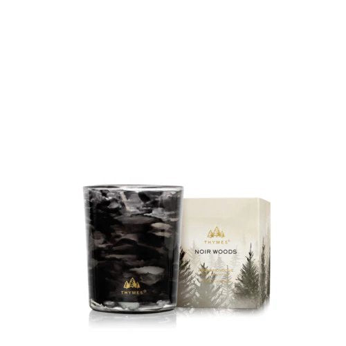 An image of Thymes Noir Woods Votive Candle 2 oz