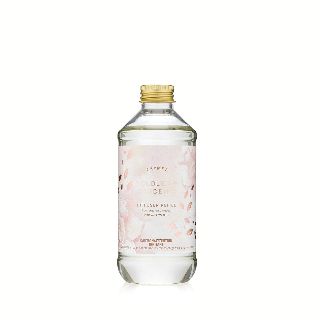 An image of Thymes Goldleaf Gardenia Reed Diffuser Oil Refill 7.75 fl oz