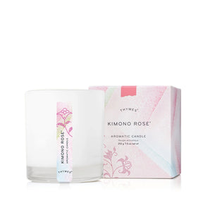 Thymes Kimono Rose Poured Candle 7.5 oz