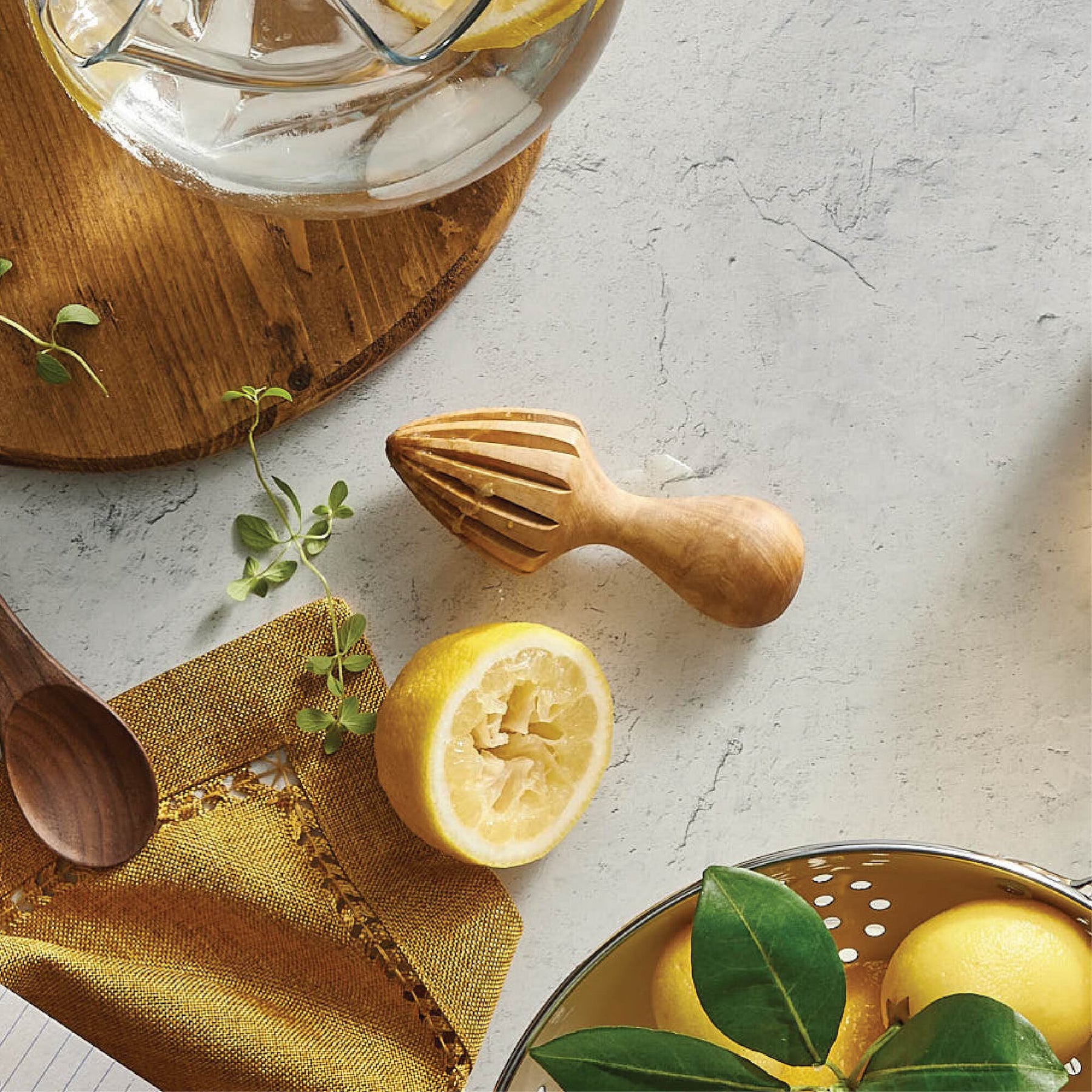 An image of Thymes Lemon Leaf Reed Diffuser oil Refill 7.75 fl oz