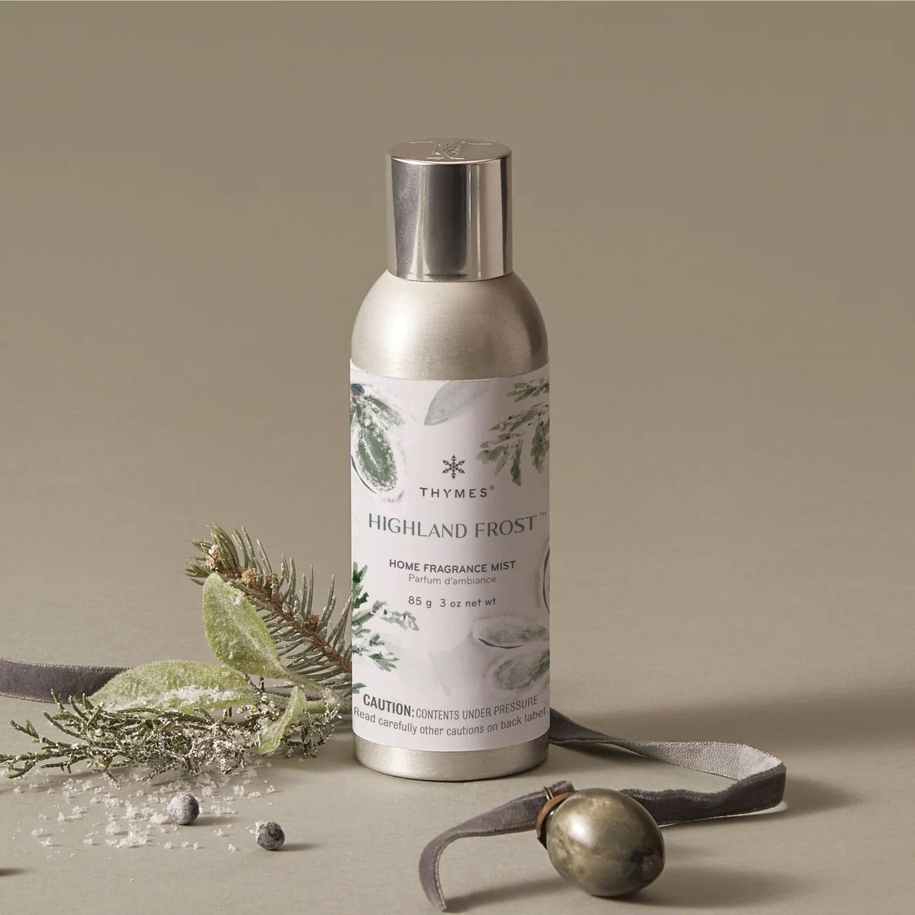 An image of Thymes Highland Frost Home Fragrance Mist 3 oz
