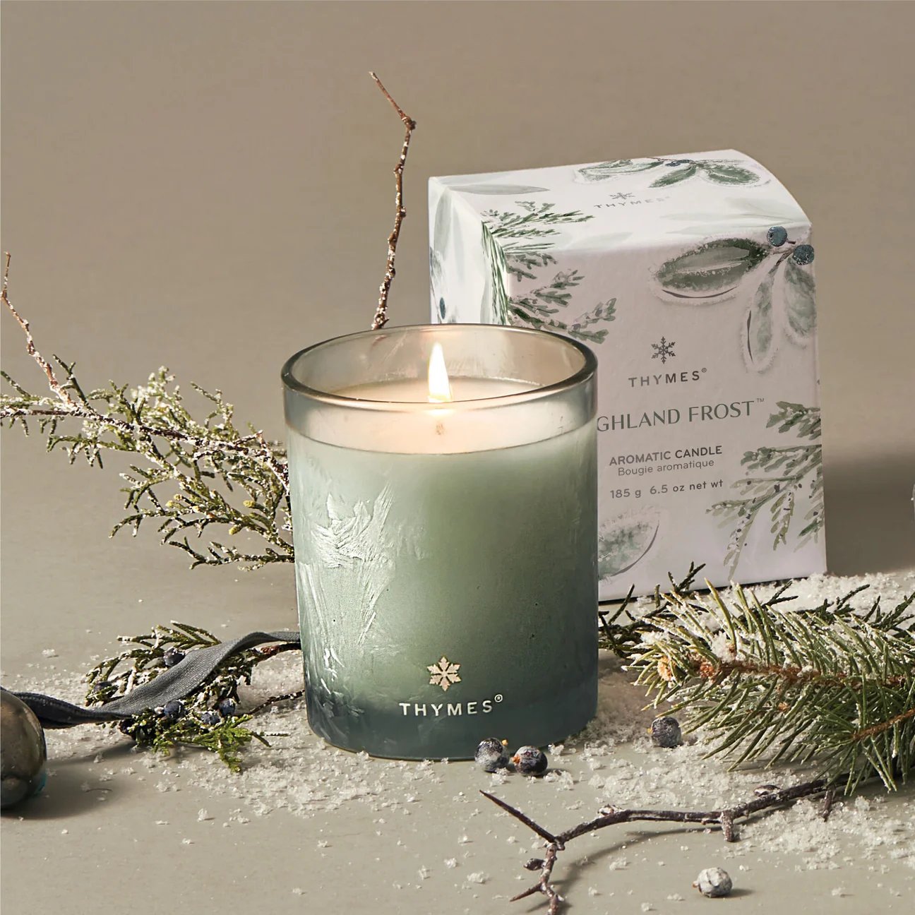 Thymes Highland Frost Aromatic Candle 6.5 oz