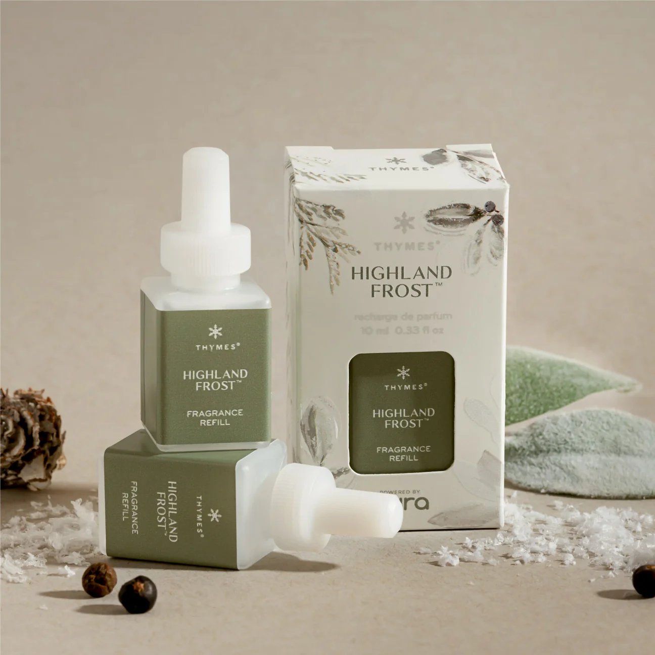 An image of Thymes Highland Frost Pura Diffuser Refill .33 fl oz