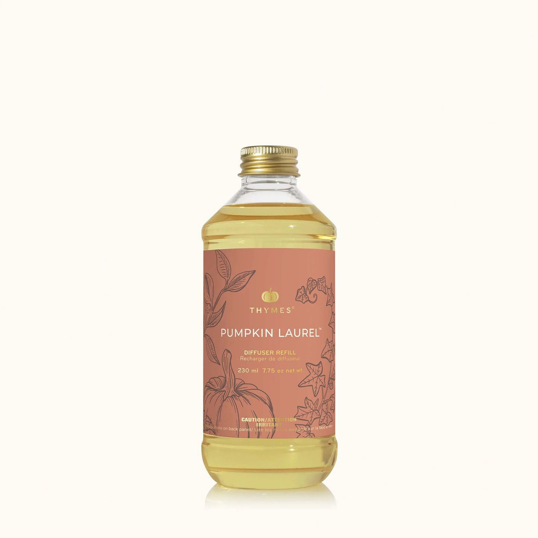 An image of Thymes Pumpkin Laurel Reed Diffuser Oil Refill 7.75 oz