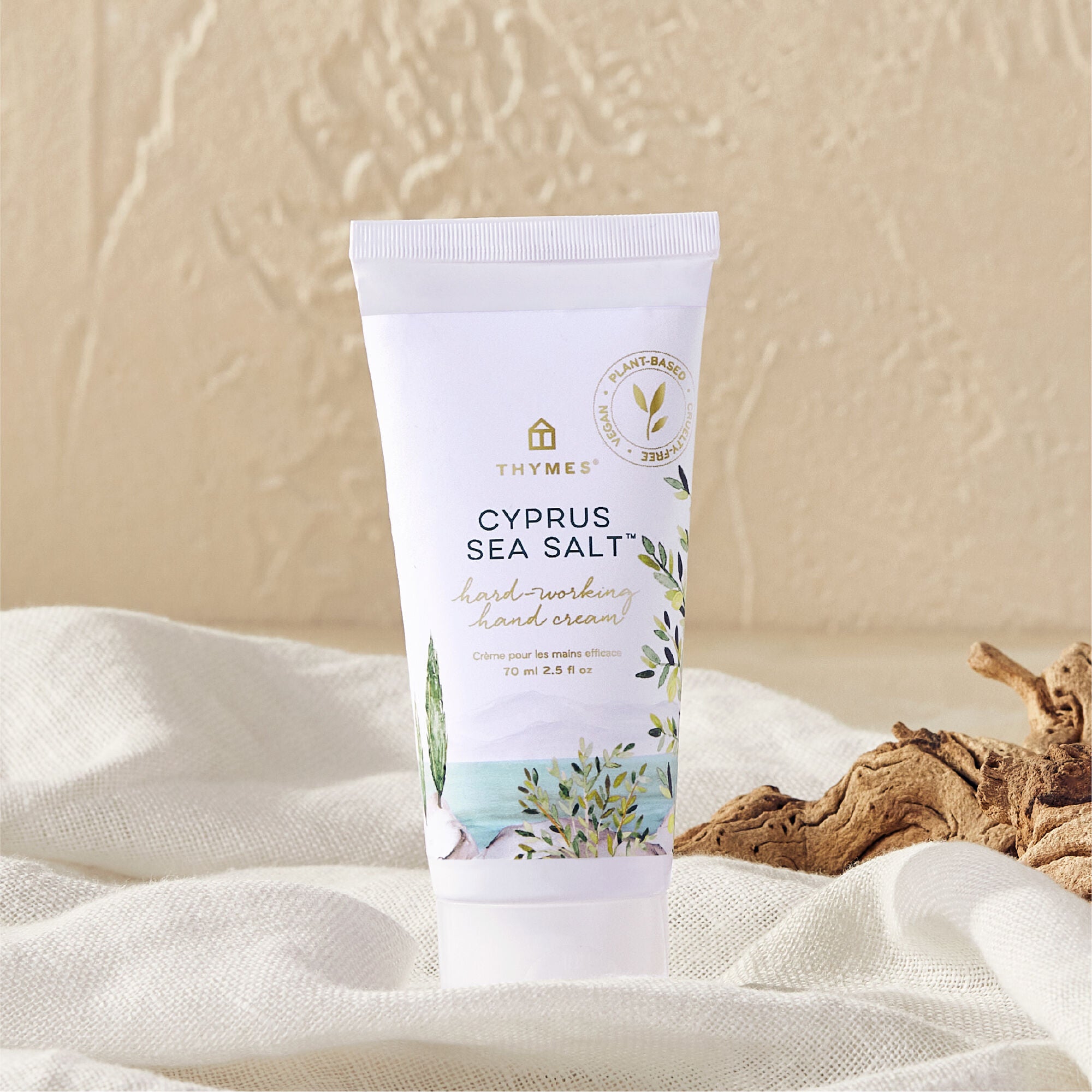 Thymes Cypress Sea Salt Hard-Working Hand Cream 2.5 fl oz