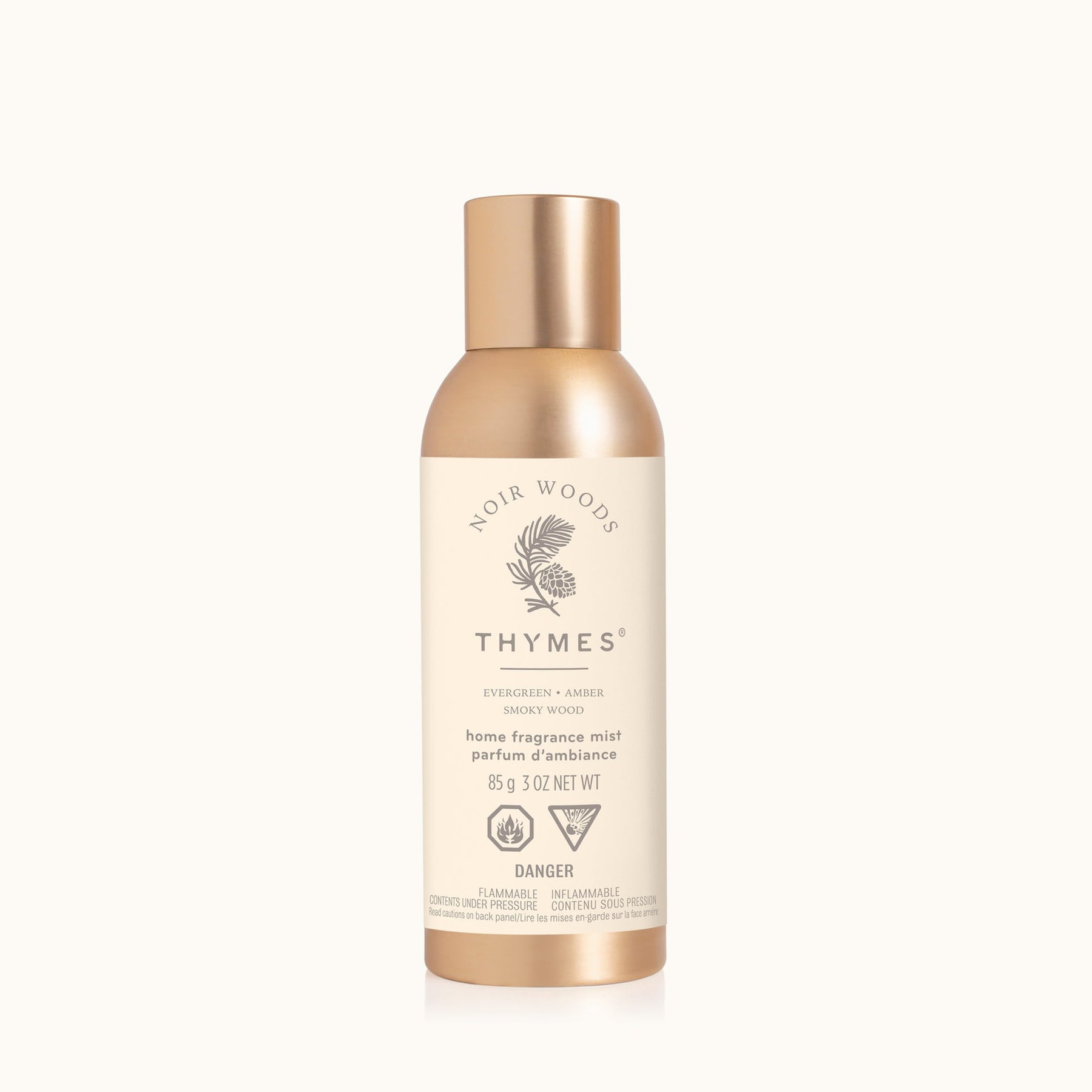 An image of Thymes Noir Woods Home Fragrance Mist - 3 oz