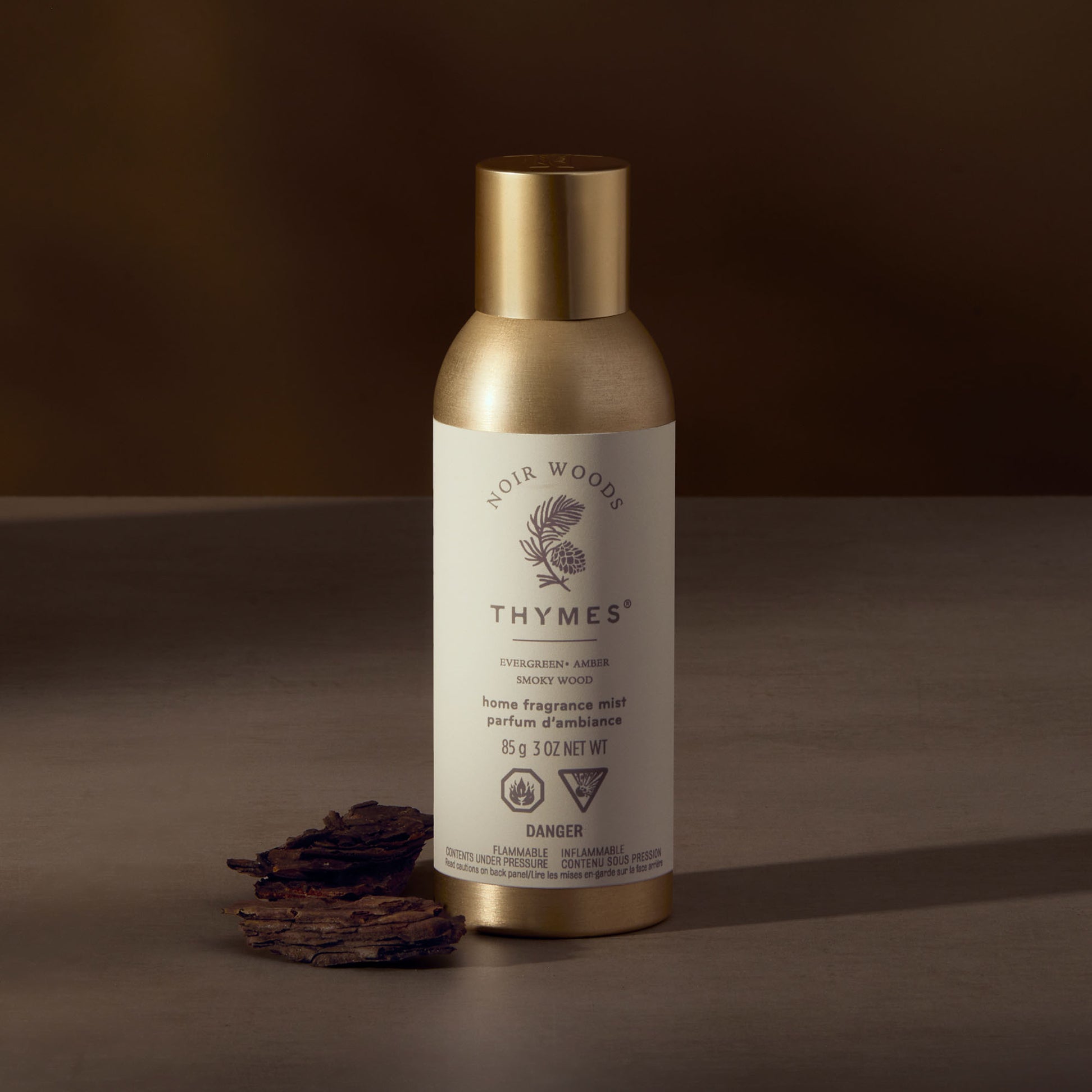 Thymes Noir Woods Home Fragrance Mist - 3 oz