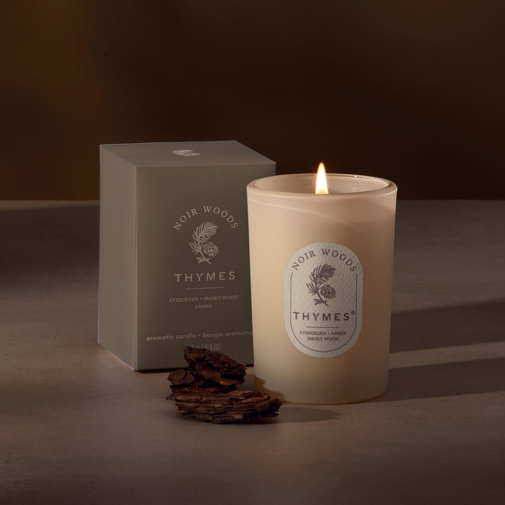 Thymes Noir Woods Poured Candle - 6.5 oz