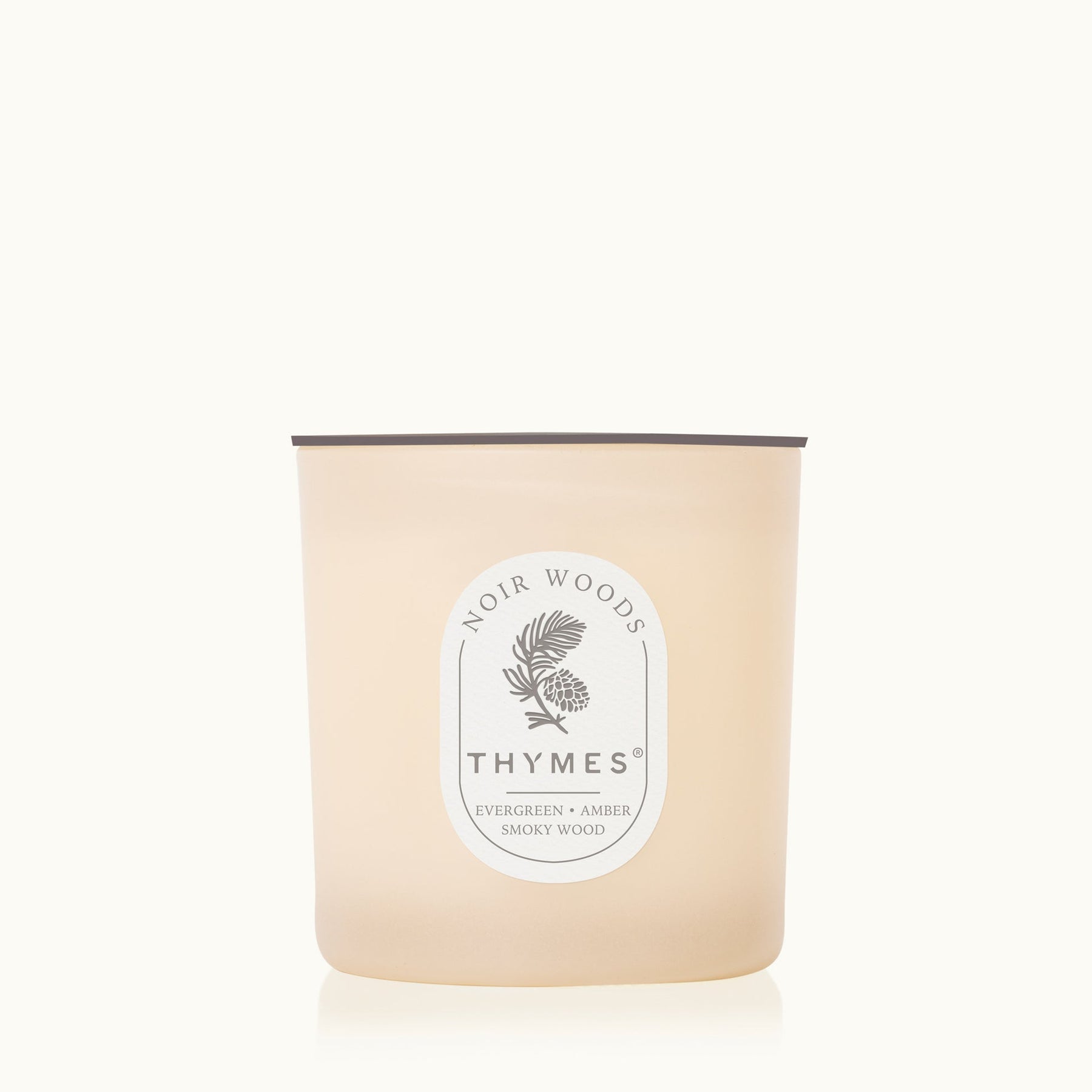An image of Thymes Noir Woods 2 Wick Poured Candle - 13 oz