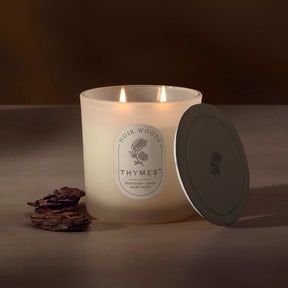 Thymes Noir Woods 2 Wick Poured Candle - 13 oz