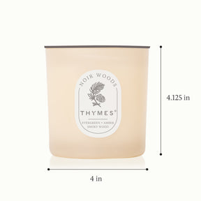 Thymes Noir Woods 2 Wick Poured Candle - 13 oz
