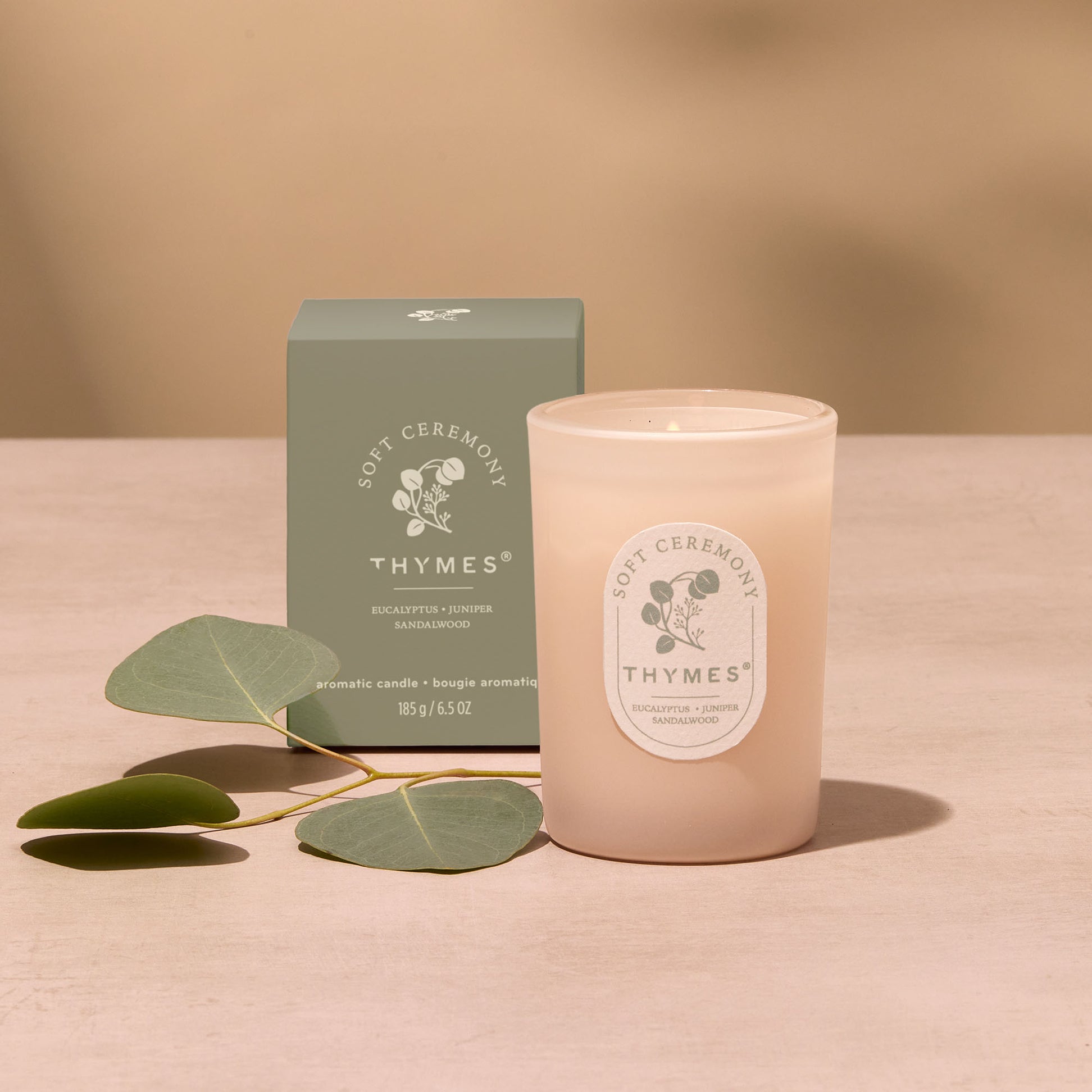 Thymes Soft Ceremony Poured Candle - 6.5oz