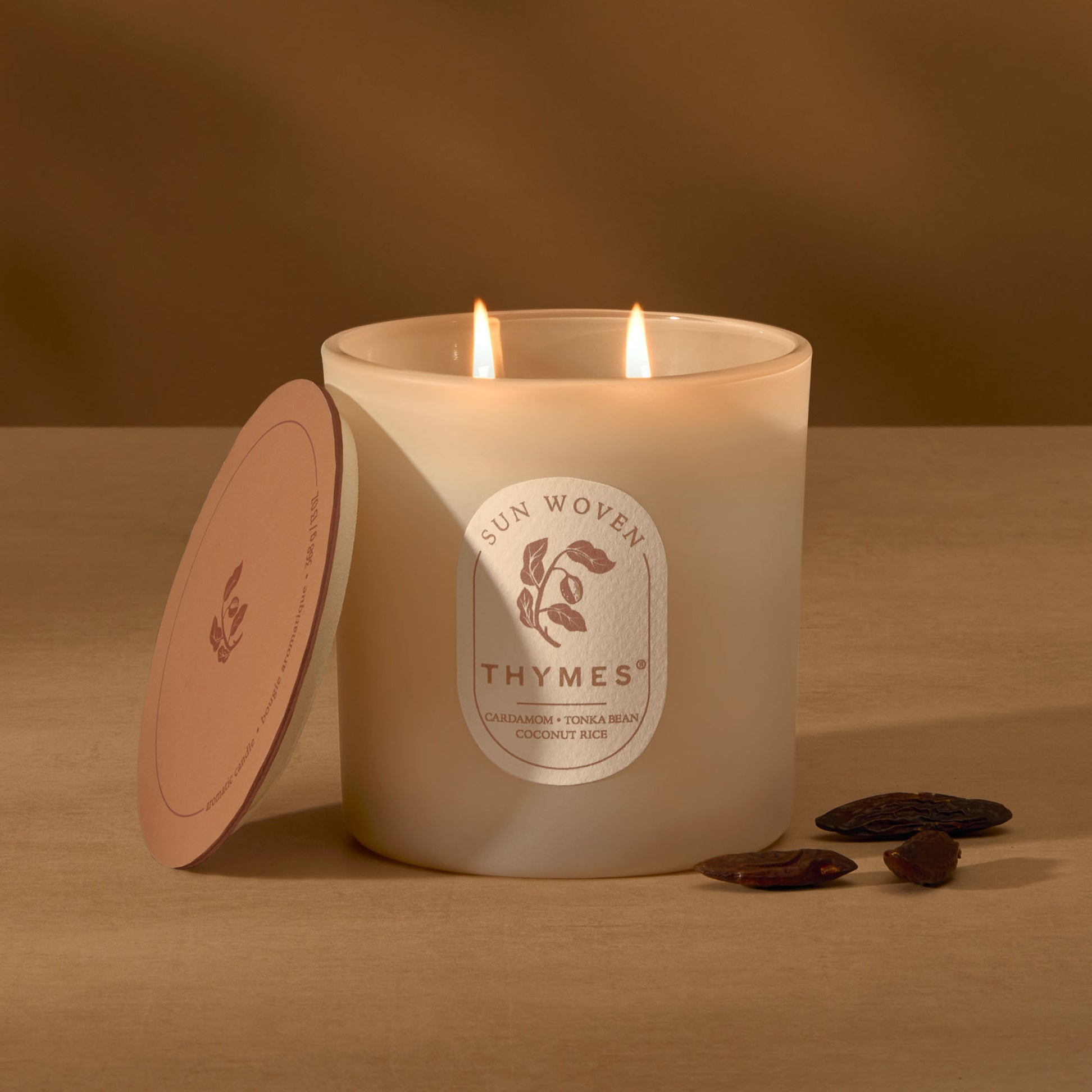 Thymes Sun Woven Hours Edit Candle - 13 oz
