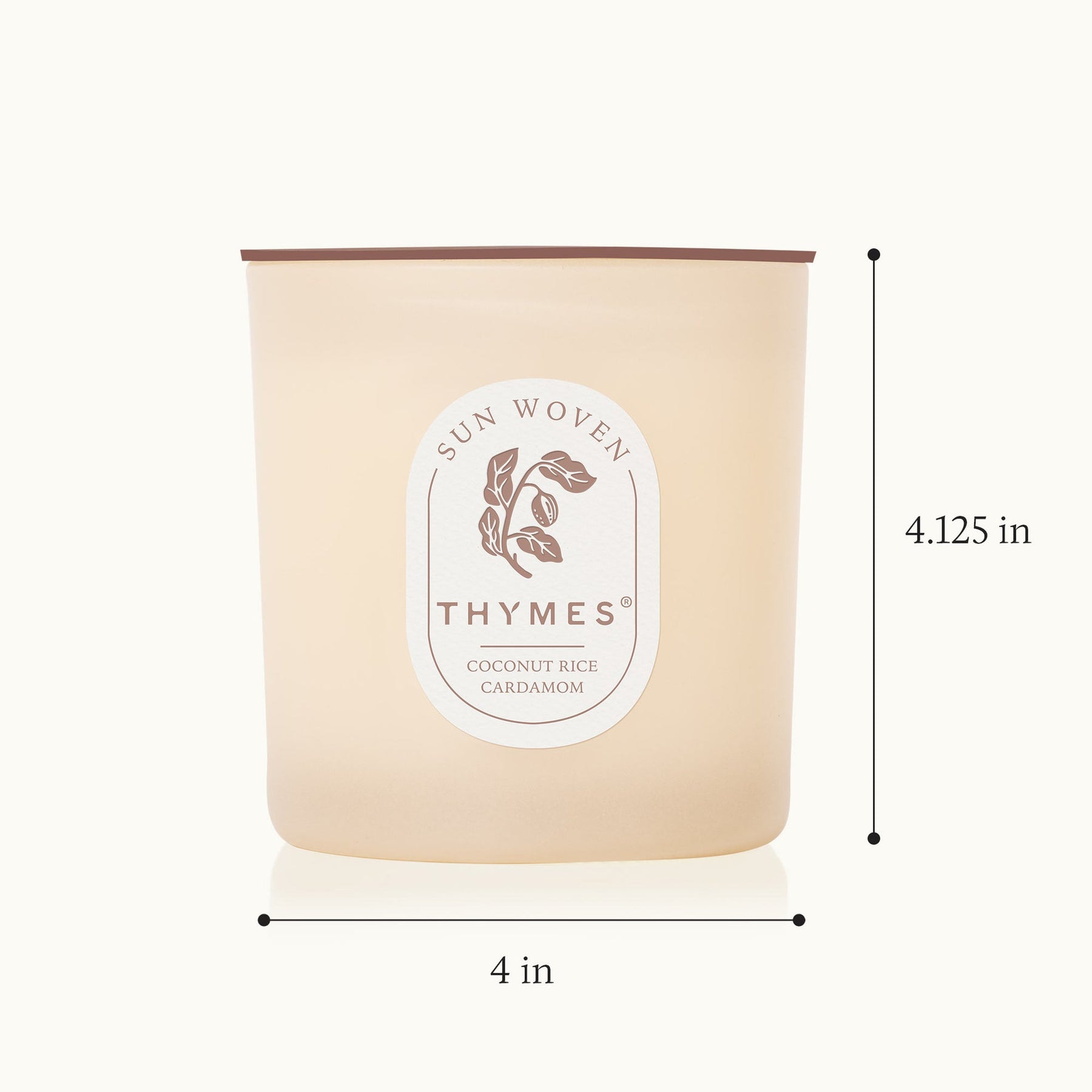 An image of Thymes Sun Woven Hours Edit Candle - 13 oz