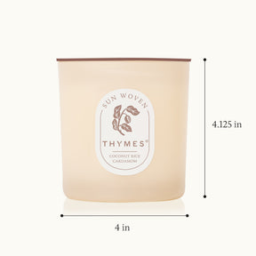 Thymes Sun Woven Hours Edit Candle - 13 oz