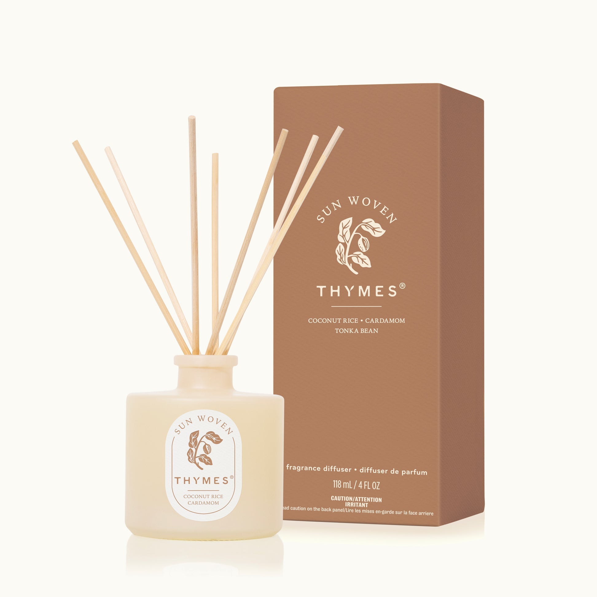 Thymes Sun Woven Petite Diffuser - 4 oz