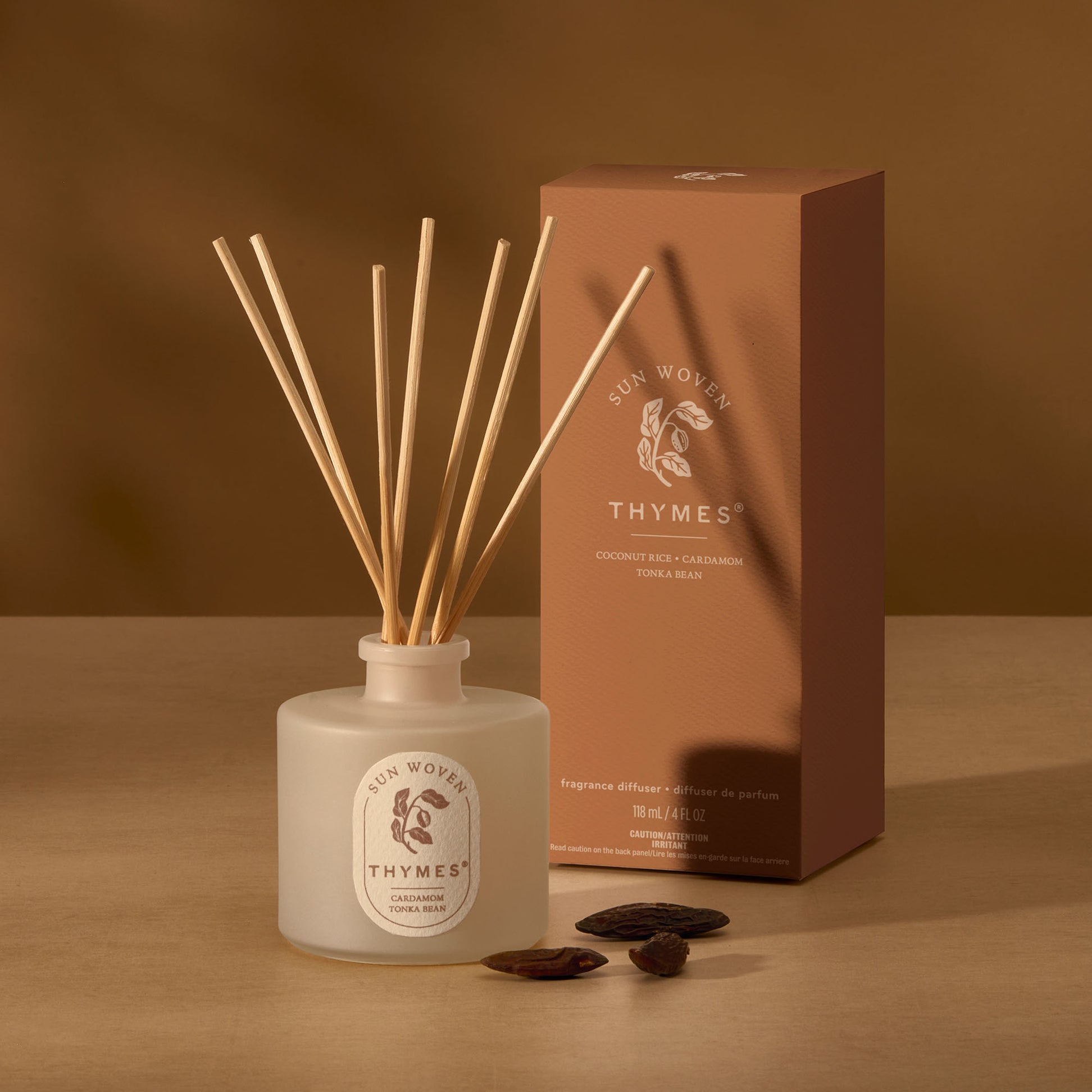 Thymes Sun Woven Petite Diffuser - 4 oz