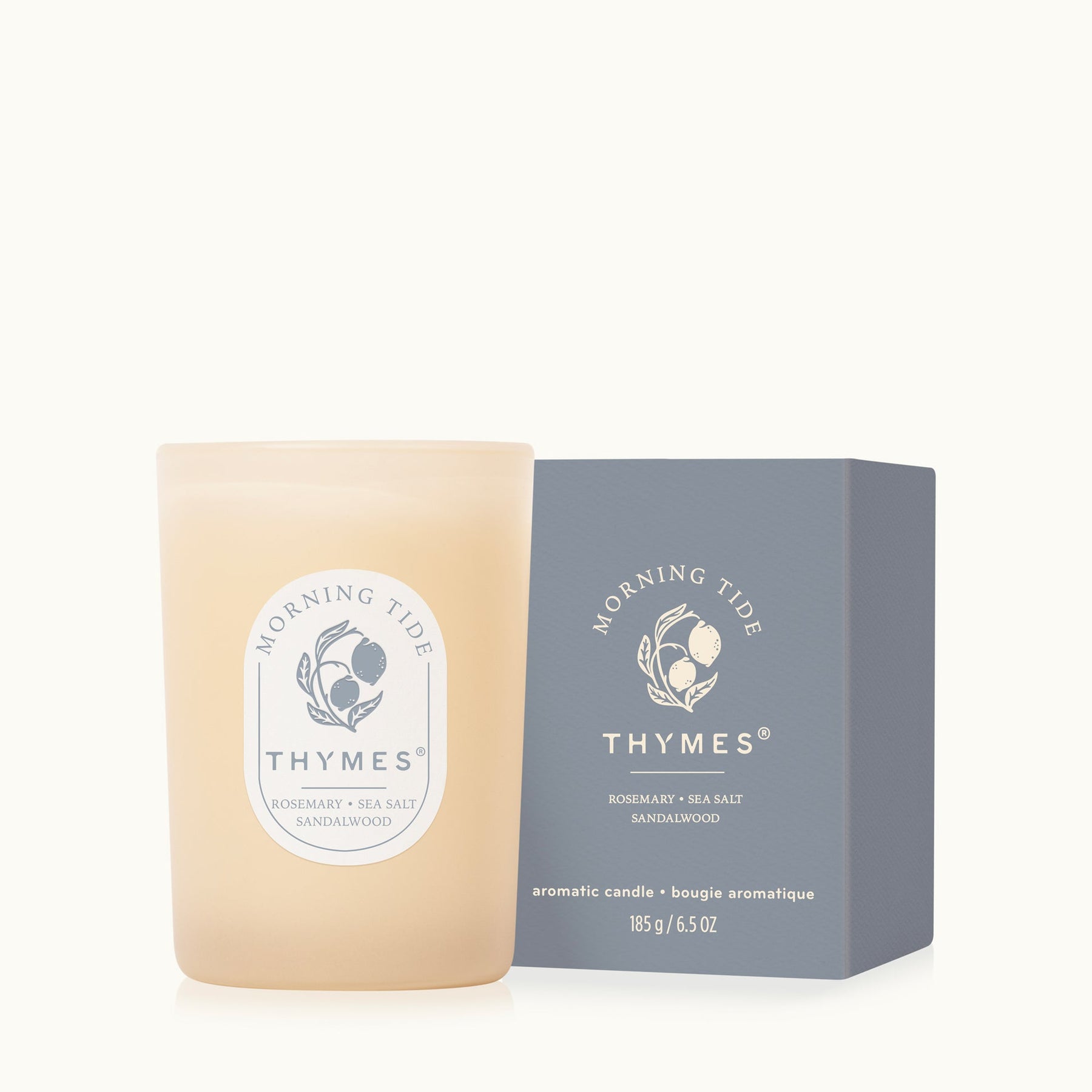 An image of Thymes Morning Tide Poured Candle - 6.5 oz