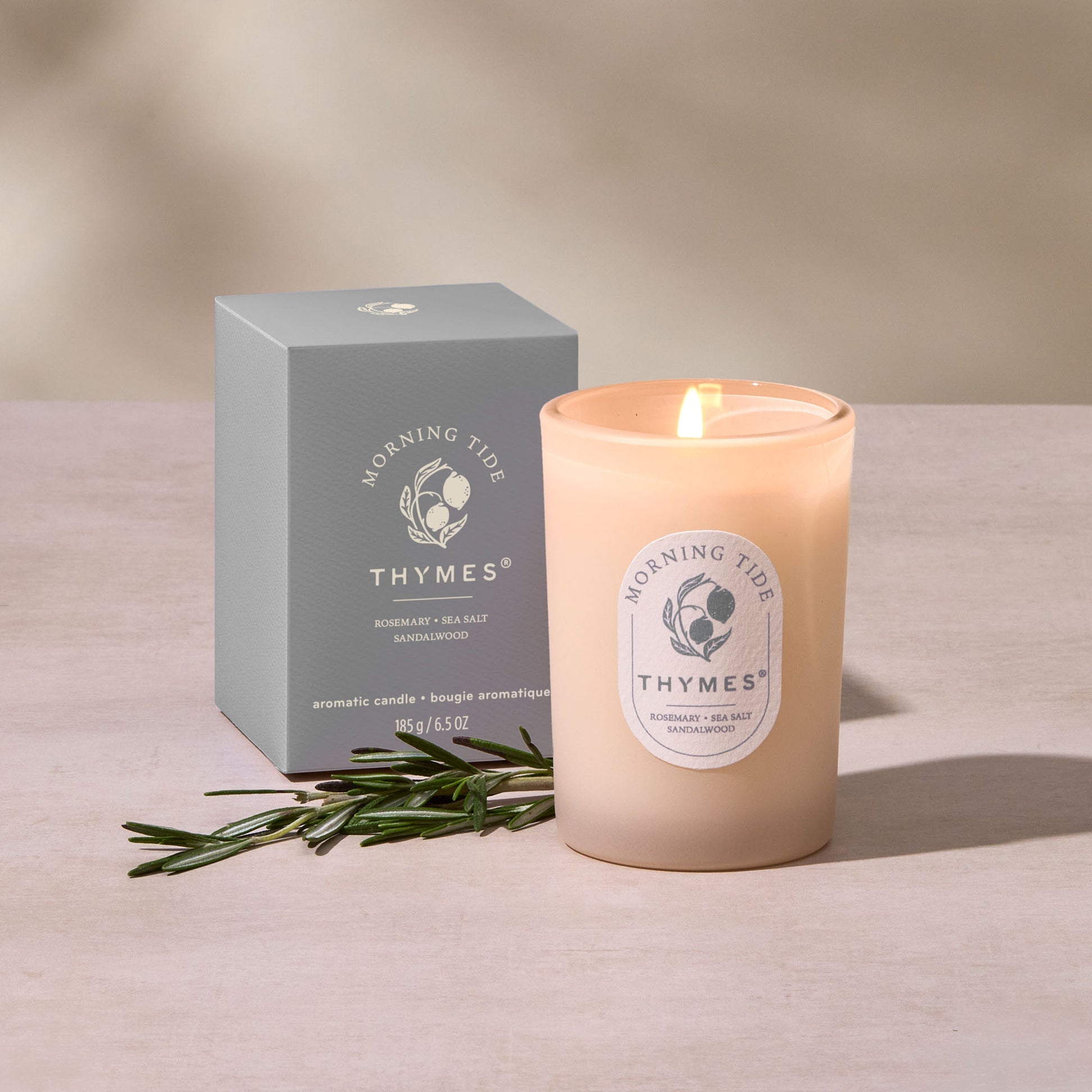 Thymes Morning Tide Poured Candle - 6.5 oz