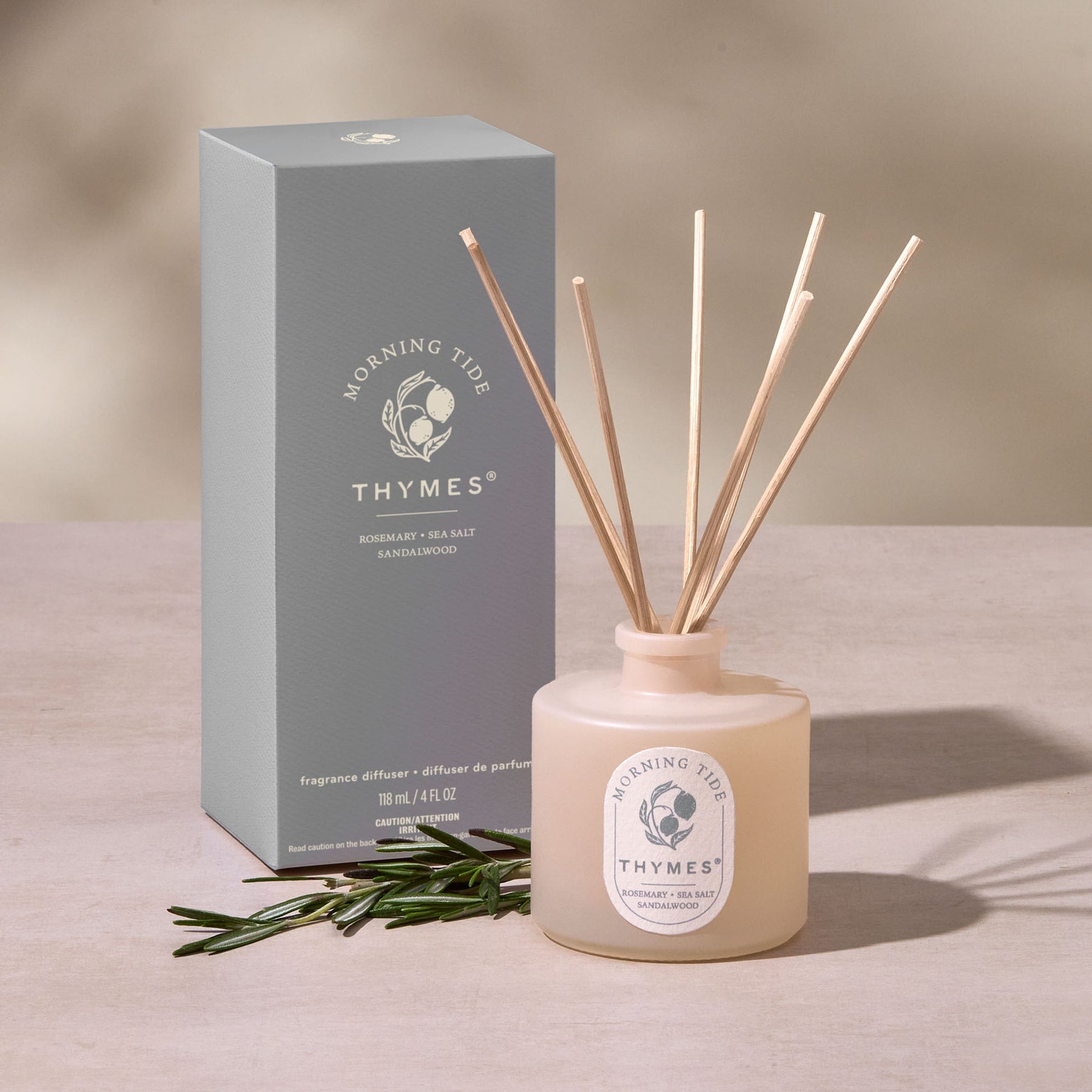 An image of Thymes Morning Tide Petite Diffuser - 4 oz