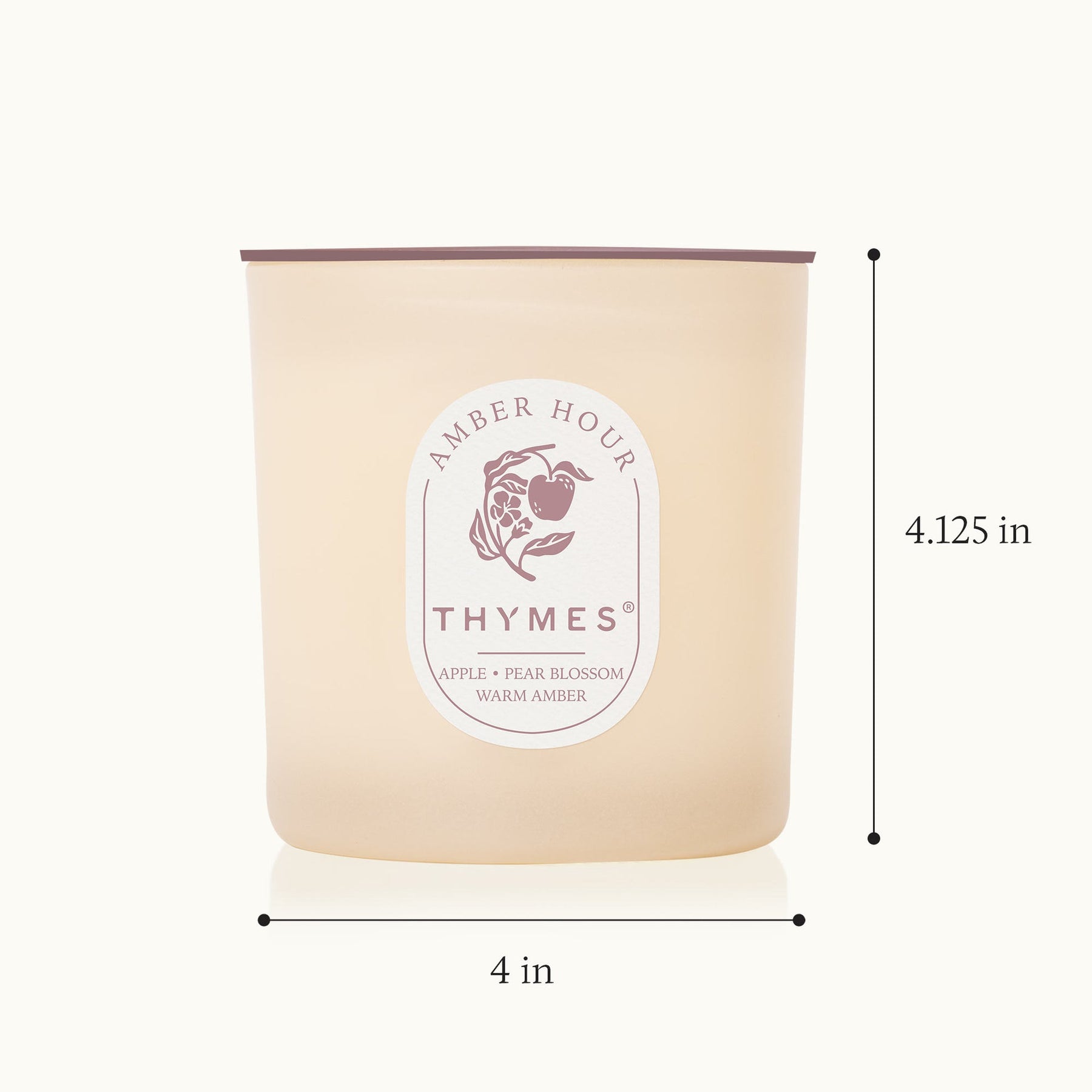 An image of Thymes Amber Hour The Hours Edit Candle - 13 oz