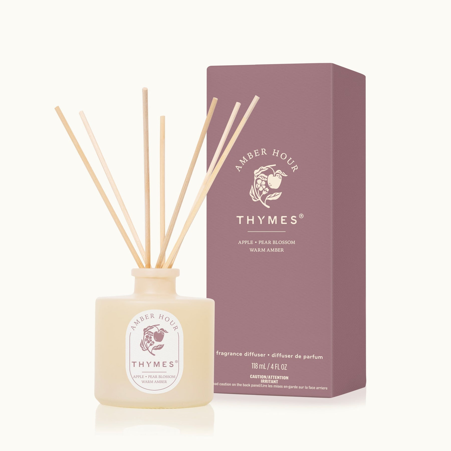 An image of Thymes Amber Hour Petite Diffuser - 4 oz