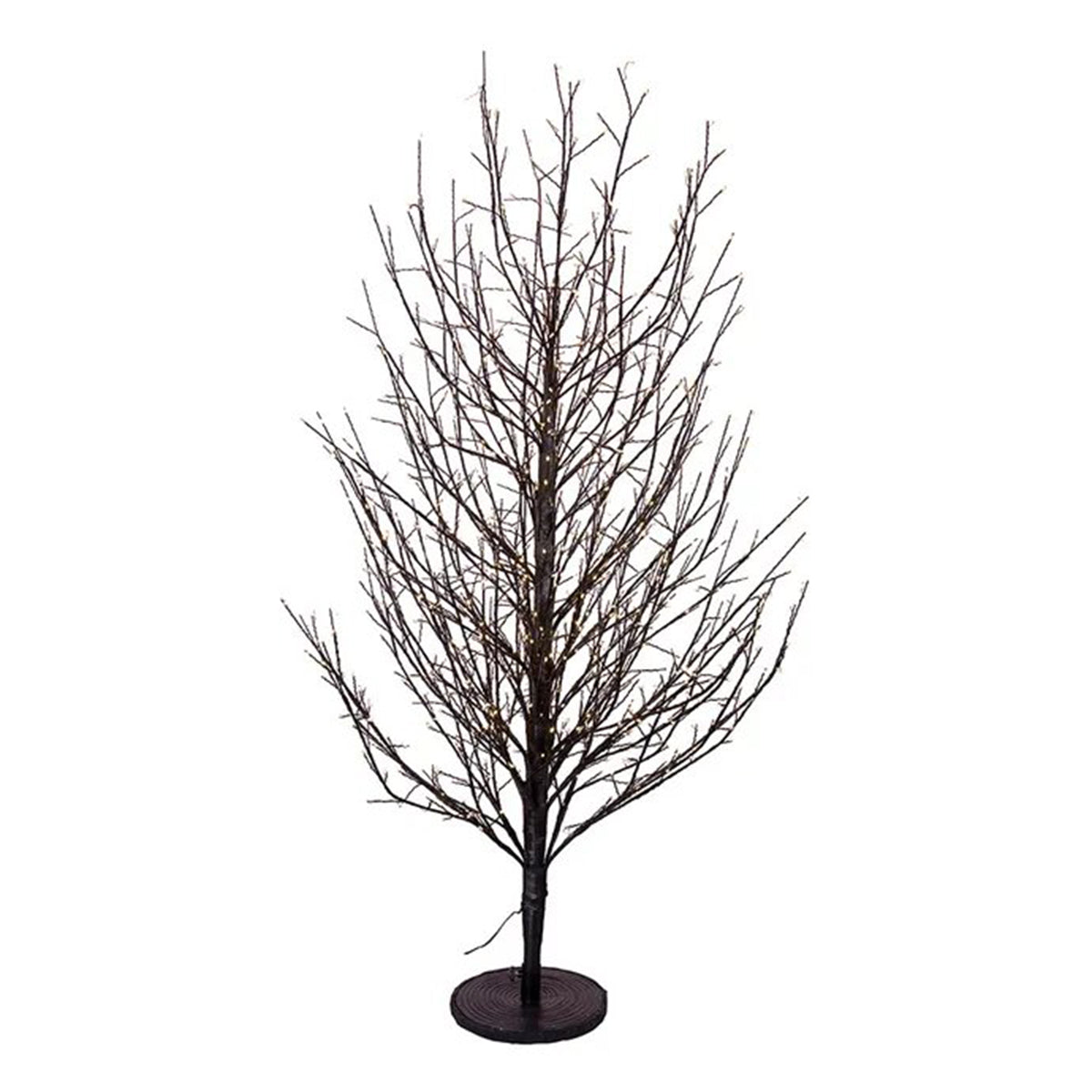 An image of Kurt Adler Dark Brown Twig Tree with Lights