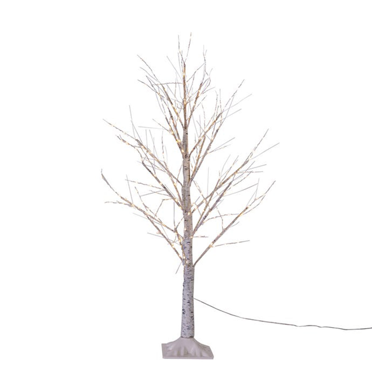 An image of Kurt Adler Pre-Lit LED Warm White Fairy Twinkle White Birch Twig Tree