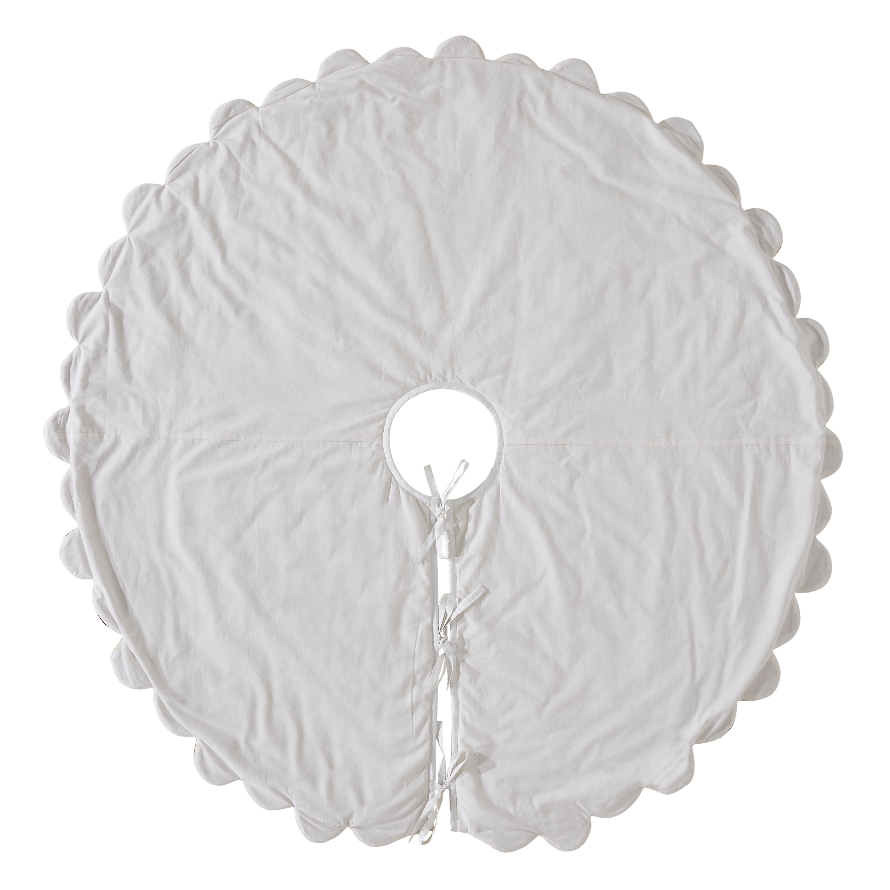 Arcadia Candy Swirl Hand-Beaded Tree Skirt