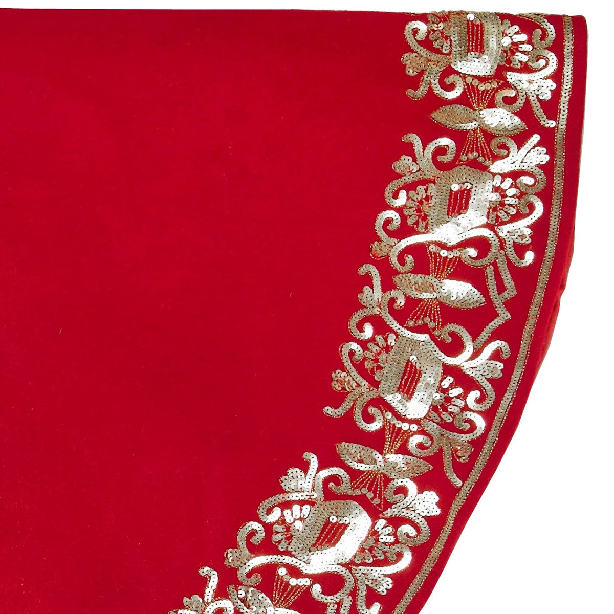 An image of Arcadia Red Empress Tree Skirt