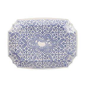 Vietri Uccello Blu Rectangular Platter