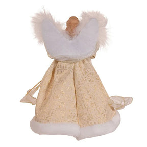 Kurt Adler 10-Light Natural Angel Treetop