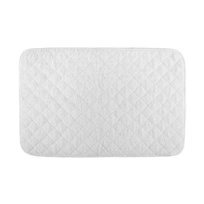 Scandia Indulgence Quilted Tubmat - White