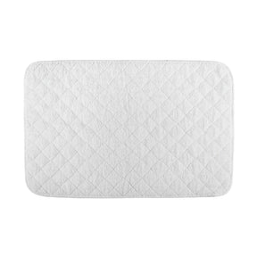Scandia Indulgence Quilted Tubmat - White