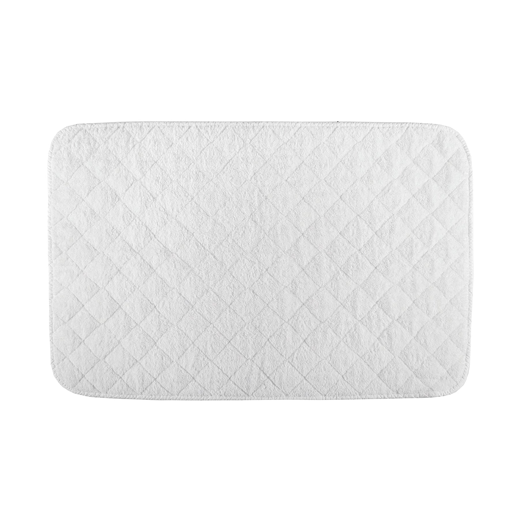 An image of Scandia Indulgence Quilted Tubmat - White