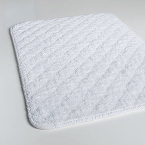 Scandia Indulgence Quilted Tubmat - White