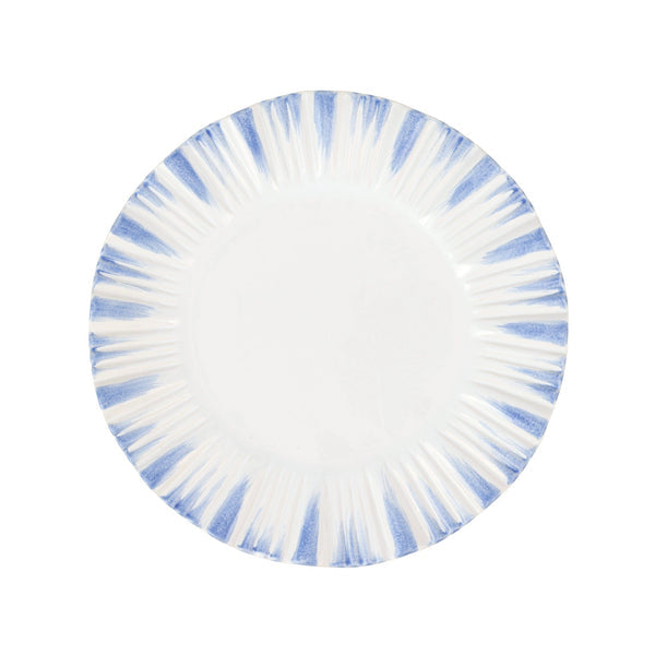 Vietri Bari Blue and White American Dinner Plate