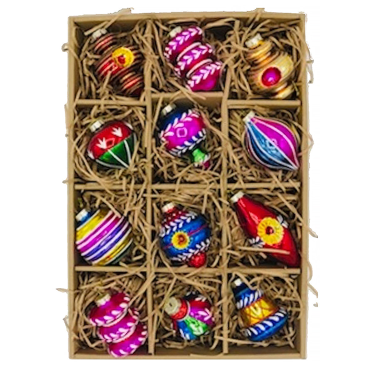 An image of Winter Street Vintage Ornaments - Box of 12